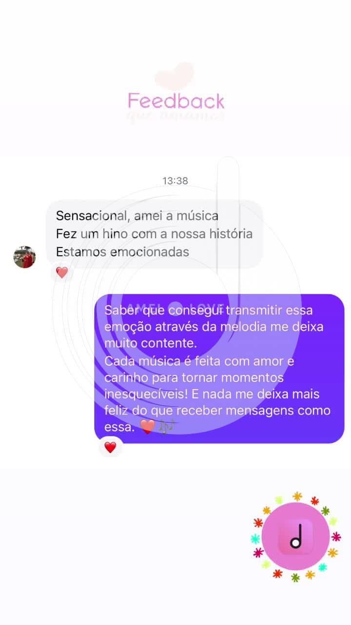 Depoimento de Cliente do Instagram